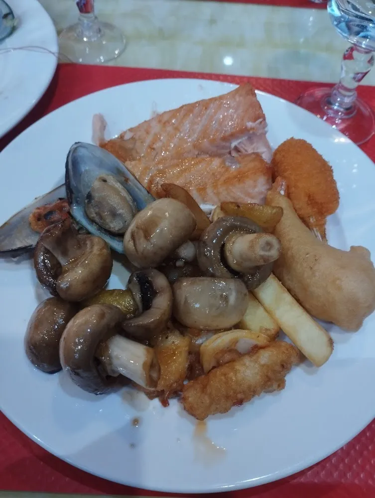 Saumon Champignons Moules Beignets